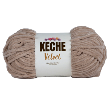 Keche Velvet Yarn for Crocheting - Camel