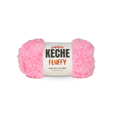 Keche Fluffy Bulky Chunky Yarn - Baby Pink