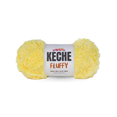 Keche Fluffy Bulky Chunky Yarn - Dark Yellow