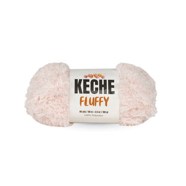 Keche Fluffy Bulky Chunky Yarn - Dusty Pink