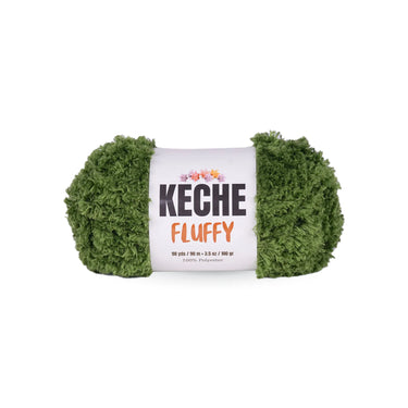 Keche Fluffy Bulky Chunky Yarn - Grass