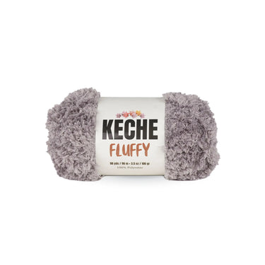 Keche Fluffy Bulky Chunky Yarn - Grey