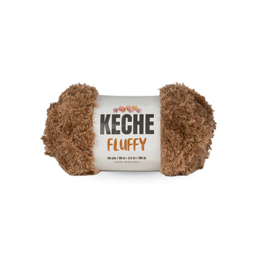 Keche Fluffy Bulky Chunky Yarn - Latte