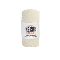 Keche Macrame Cord | Macrame Supplies 3mm Polyester Macrame Rope - Cream