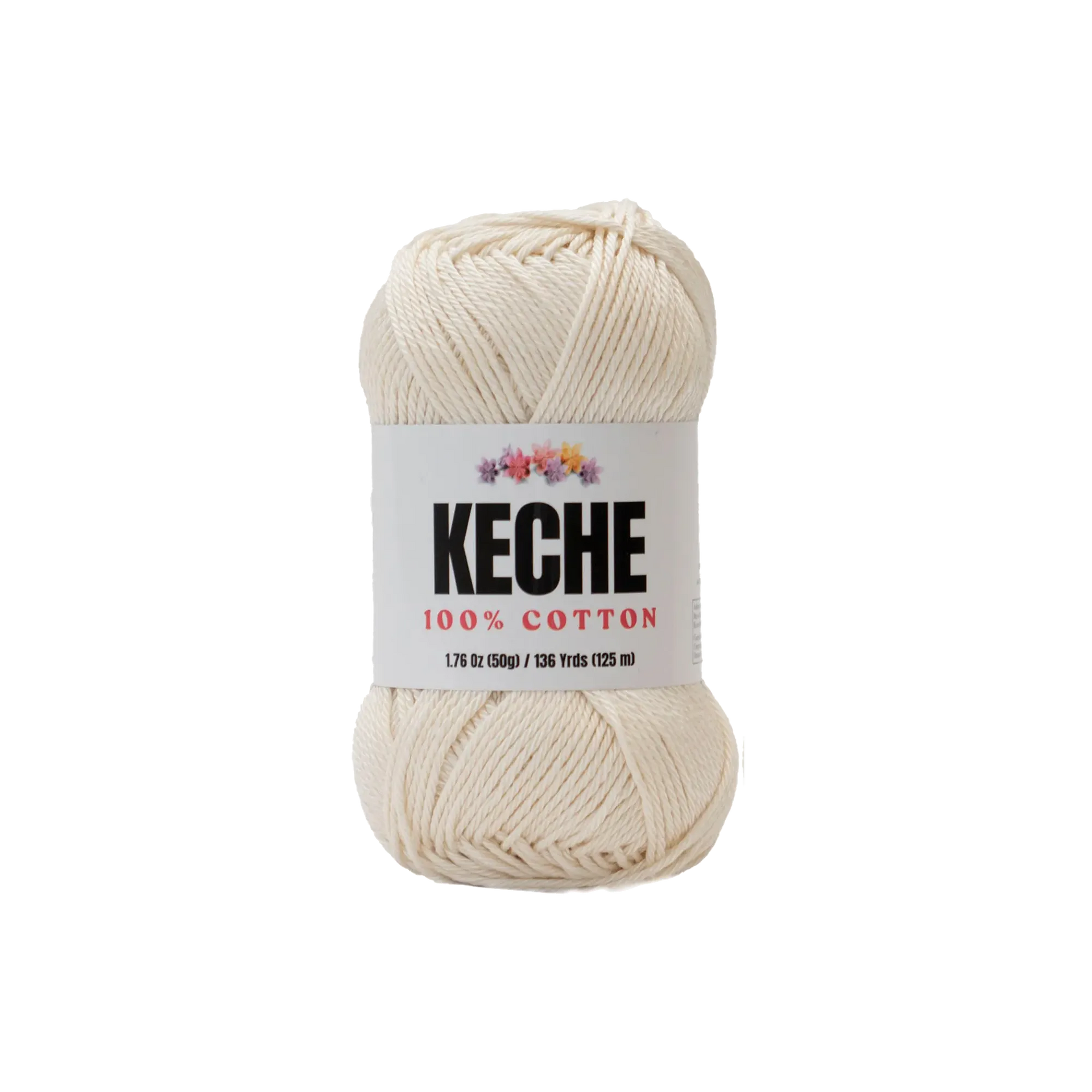 Cream Cotton Yarn – 100% Soft Cotton for Crochet & Knitting