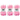 Eyelash Fun Fur Yarn - Pink 3 