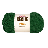 Keche Velvet Yarn for Crocheting - Green