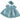 Handmade Baby Knit Bubble Stich Dress With Headband Light Blue