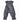 Handmade Ribbed Knitted Baby Romper Charcoal Gray