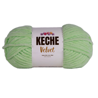 Keche Velvet Yarn for Crocheting - Pistachio