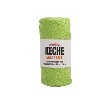 Keche Macrame Cord | Macrame Supplies 3mm Polyester Macrame Rope - Pistachio