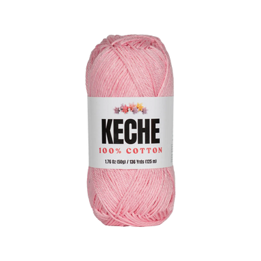 Keche 100% Cotton Yarn for Crocheting and Knitting - Powder