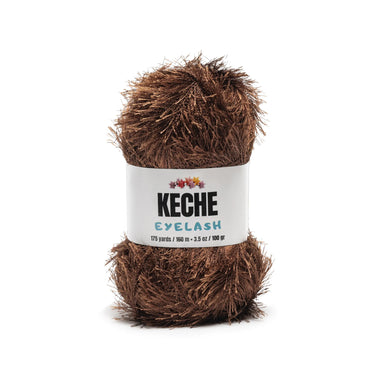 Eyelash Fun Fur Yarn - Brown