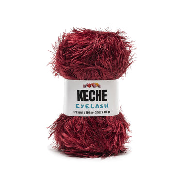 Eyelash Fun Fur Yarn - Burgundy