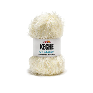 Eyelash Fun Fur Yarn - Cream