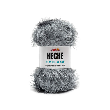 Eyelash Fun Fur Yarn - Dark Grey