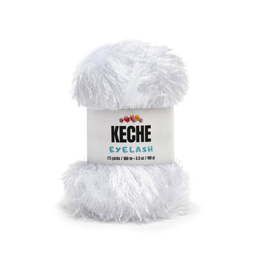 Eyelash Fun Fur Yarn - Optic White