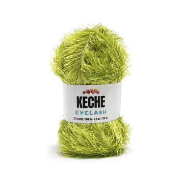 Eyelash Fun Fur Yarn - Avocado Green