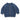 Handmade Denim Blue and Grey Knit Baby Cardigan Romper Set