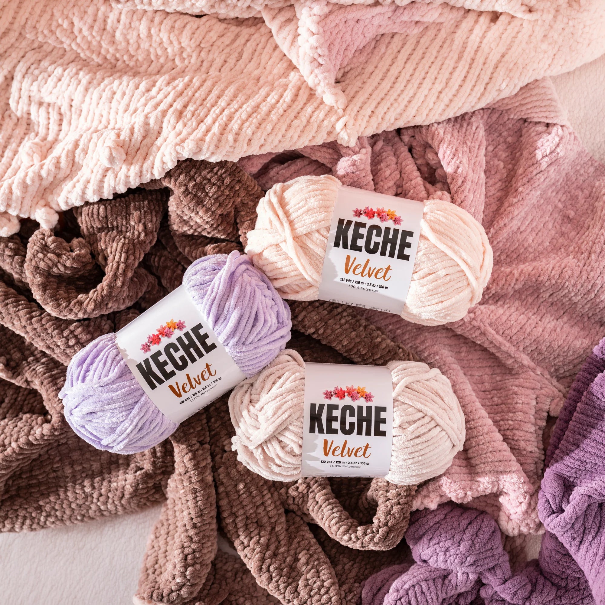 Camel Velvet Yarn – Soft Yarn for Crochet & Amigurumi | Keche Yarn