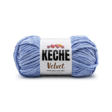 Keche Velvet Yarn for Crocheting - Blue