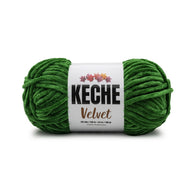 Keche Velvet Yarn for Crocheting - Green